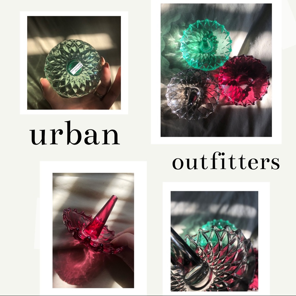 UO glass lotus ring dish